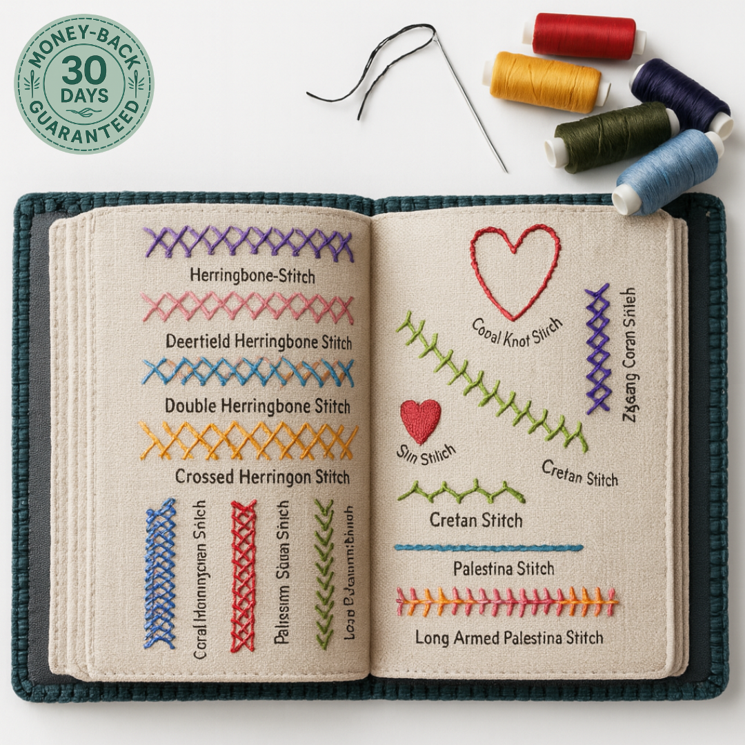 Stitch Book for Inner Calm & Self-Reflection