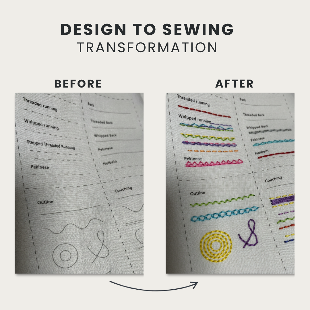 Stitch Book for Inner Calm & Self-Reflection