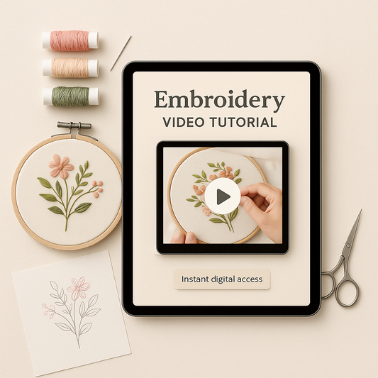 Beginner Embroidery Video Course