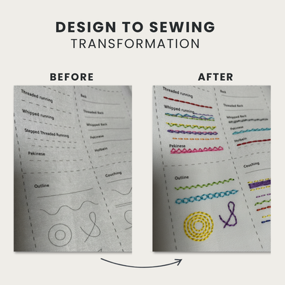 Stitch Book for Inner Calm & Self-Reflection